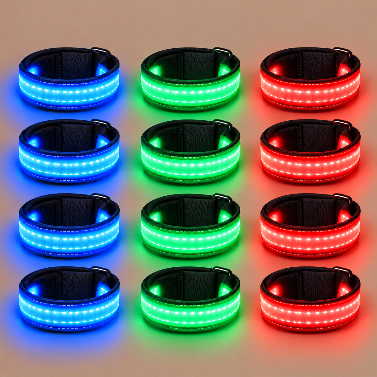 Bandes lumineuses pour jambes LumaRein (lot de 4)